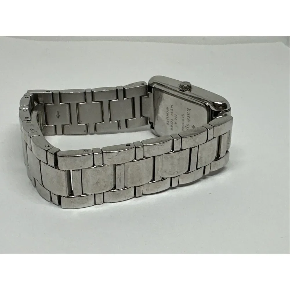 Kate Spade New York Women's Silver Stainless Steel Analog Dial Quartz Watch NUL9